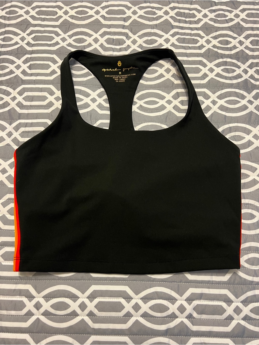 Spiritual Gangster Rainbow Racerback Tank